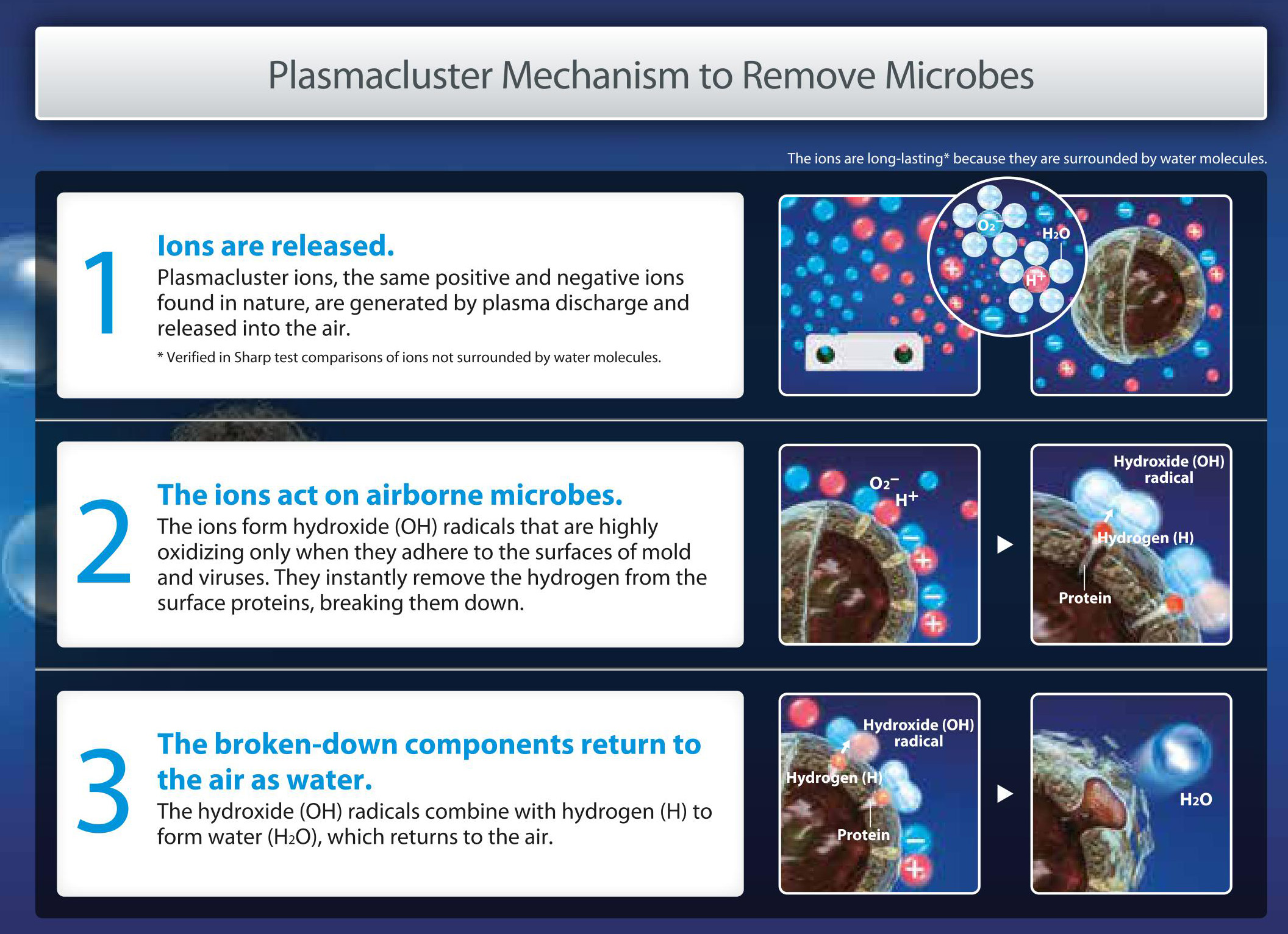 plasmacluster mechanisms